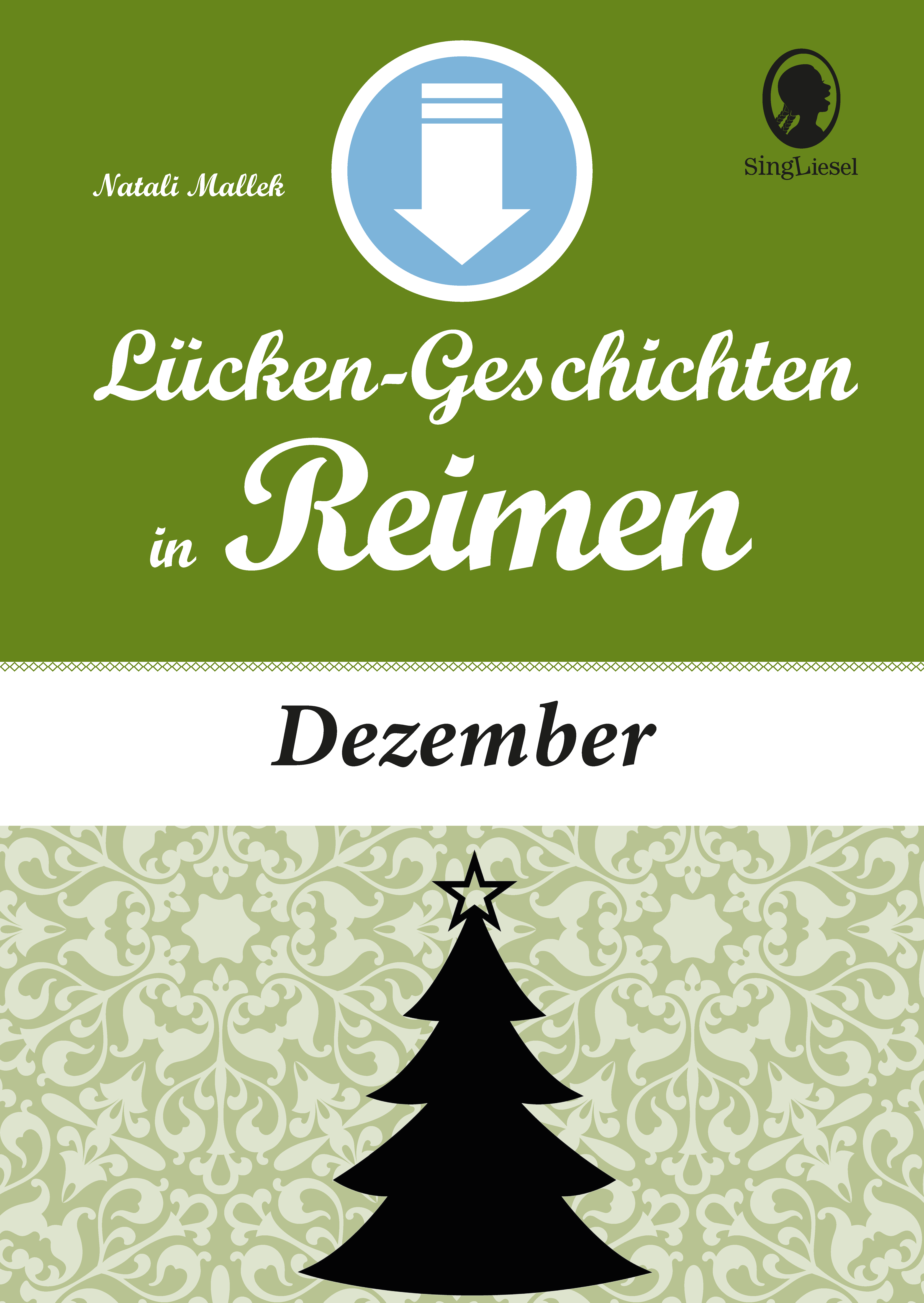 Dezember - Lücken-Geschichten in Reimen. Sofort PDF Download. Cover