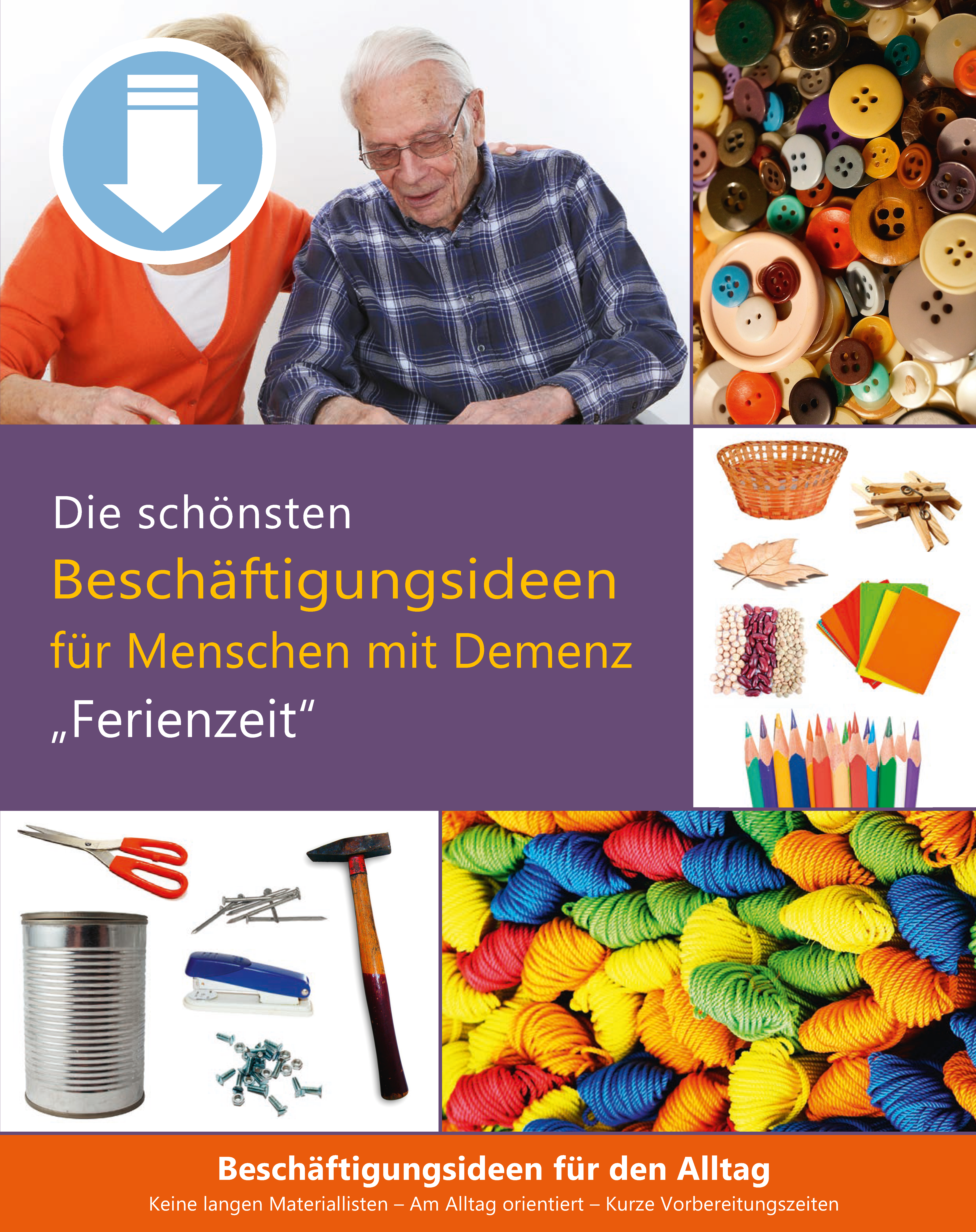 Ferienzeit - Aktivierungspaket bei Demenz (Sofort-Download als PDF)