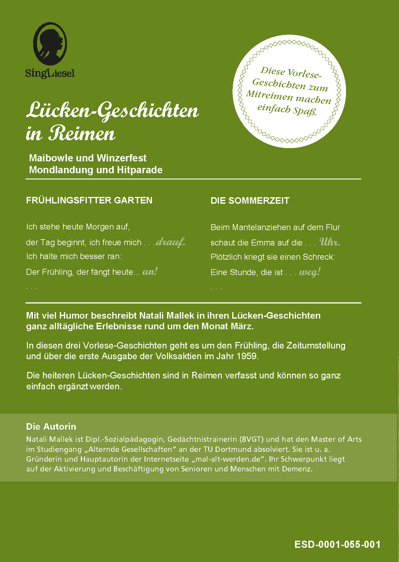 März - Lücken-Geschichten in Reimen. Sofort PDF Download. Beschreibung