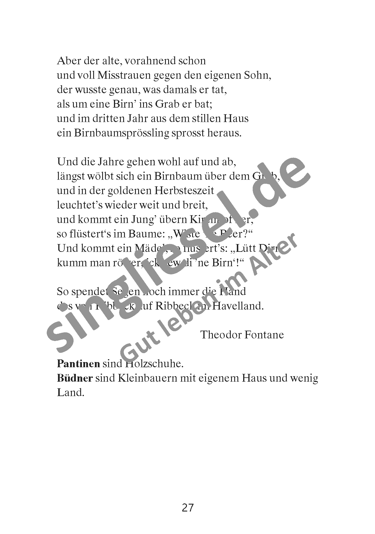 Gedichte für Senioren - Band 2 (Sofort-Download als PDF)